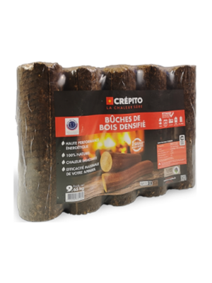 Buches densifiées crépito et floval