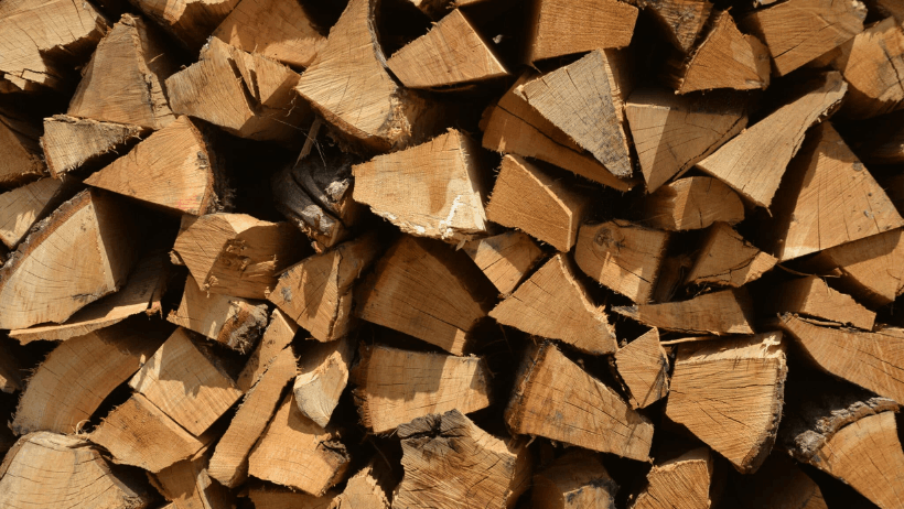 Bois bûches de chauffage