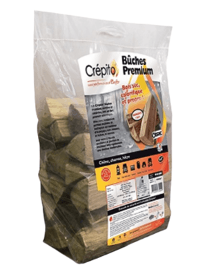 Buches étuvées crépito chauffage