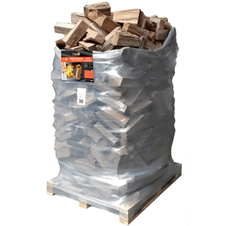 Bois de chauffage sec crépito vrac et palette